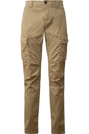 C.P. Company Slim-fit Trousers, male, , Size: XL Vintage Khaki Cargo Pants