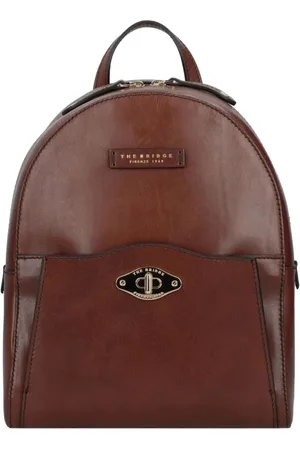 The Bridge Backpacks, female, , Size: ONE SIZE Barbara Leather Backpack Women