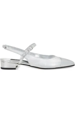 Carel Ballerinas, female, , Size: 7 1/2 US Silver Pumps