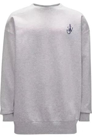 J.W.Anderson Sweatshirts, male, , Size: M Grey Cotton Sweatshirt