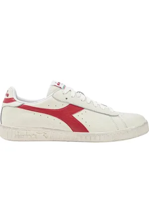 Diadora Sneakers, male, , Size: 8 US Vintage Leather Sneakers Red