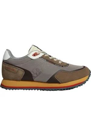 Napapijri Running Shoes, male, , Size: 9 US Leather Outdoor Running Sneakers