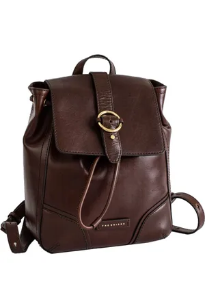 The Bridge Backpacks, female, , Size: ONE SIZE Leather Drawstring Backpack Woman