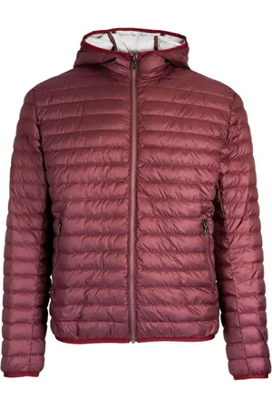Colmar Down Jackets, male, , Size: L Purple Polyester Hooded Jacket