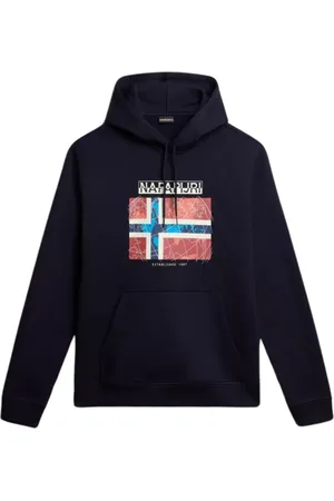 Napapijri Hoodies, male, , Size: L Cotton Long Sleeve Guiro Sweater