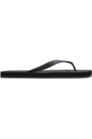 Dsquared2 Flip Flops, male, , Size: 9 US Logo Embossed Slip-On Sandals