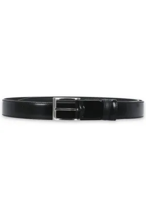 Hogan Belts, male, , Size: ONE SIZE Leather Belt with Metal Buckle