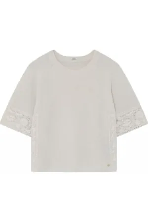 gustav T-Shirts, female, , Size: XL Cream Orchid Knit Cape