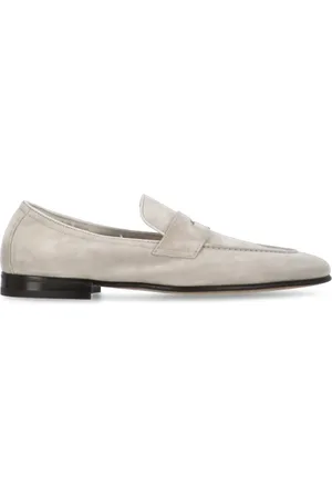 Brunello Cucinelli Loafers, male, , Size: 11 US Suede Leather Loafers