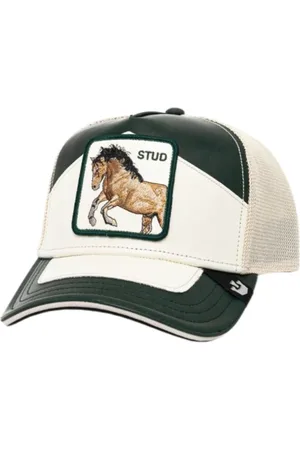 Goorin Bros. Caps, female, , Size: ONE SIZE Baseball Leather Trucker Cap Farm Stud