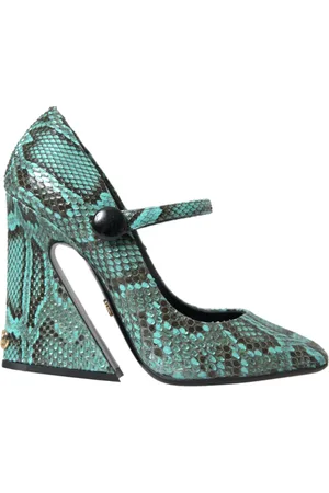 Dolce & Gabbana Pumps, female, , Size: 9 US Python Leather Mary Jane Pumps
