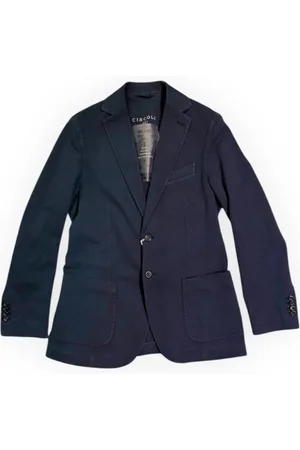 Circolo Blazers, male, , Size: 3XL Oxford Jacket