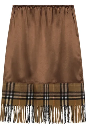Burberry Short Skirts, female, , Size: 2XS Long Skirt in Trendy Style