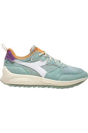 Diadora Sneakers, female, , Size: 9 US Sporty Suede/Mesh Sneakers in