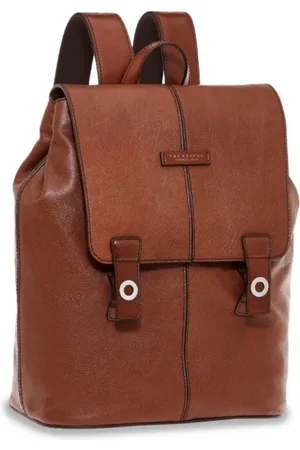 The Bridge Backpacks, female, , Size: ONE SIZE Business Backpack in Hammered Leather Unisex