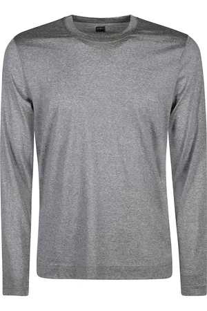 FEDELI Round-neck Knitwear, male, , Size: S Woolen Crew-Neck Sweater