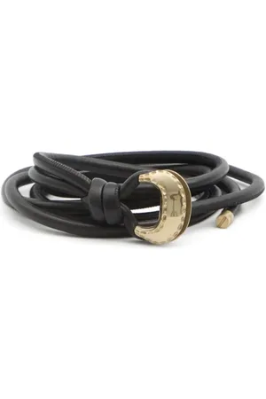 Golden Goose Belts, female, , Size: 90 CM Nappa Leather Belt with Metal Caps