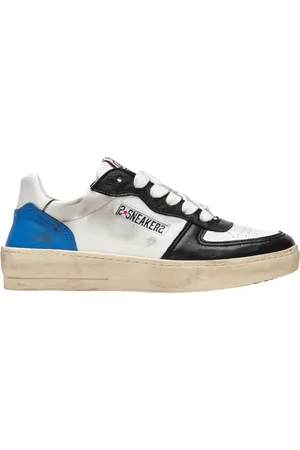 2STAR Sneakers, male, , Size: 9 US White Leather Padel Sneakers Ice Details