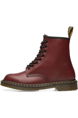 Dr. Martens Lace-up Boots, male, , Size: 6 US 1460 Cherry Smooth Boots