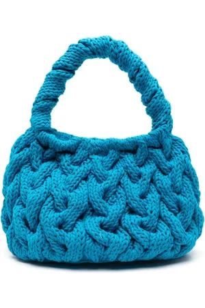 J.W.Anderson Handbags, female, , Size: ONE SIZE Cable Knit Tote Bag