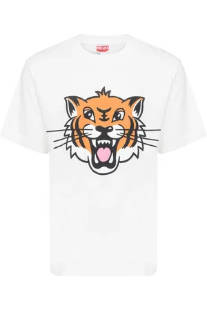 Kenzo T-Shirts, male, , Size: 2XL Happy Tiger Classic T-shirt