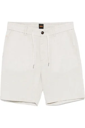 HUGO BOSS Casual Shorts, male, , Size: W32 Almond Drawstring Shorts