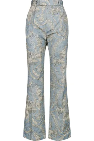 Vivienne Westwood Wide Trousers, female, , Size: M High-Waisted Flared Pants