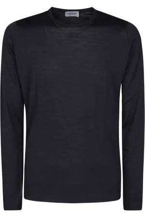 JOHN SMEDLEY Round-neck Knitwear, male, , Size: 2XL Merino Wool Crew Neck Sweater