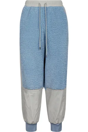 J.W.Anderson Sweatpants, male, , Size: M Color Block Track Pants Tapered Leg