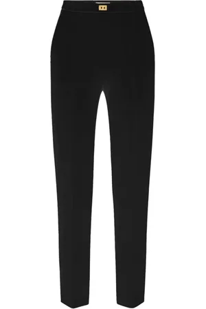 Elisabetta Franchi Slim-fit Trousers, female, , Size: 2XL Chic Trousers for Women