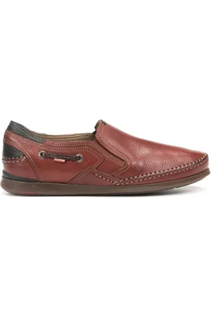 Fluchos Loafers, male, , Size: 9 US Casual Camel Leather Men