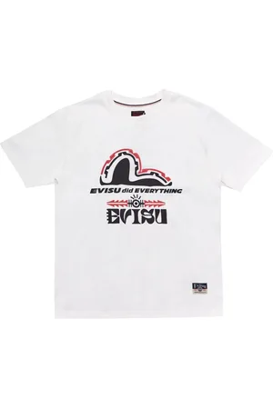 Evisu T-Shirts, male, , Size: XL Seagull Printed Totem T-Shirt