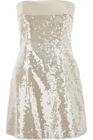 Serafini Party Dresses, female, , Size: S Sequin Tech Fabric Dress