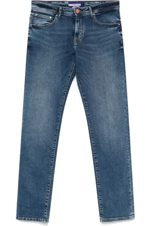 Manuel Ritz Straight Jeans, male, , Size: W33 Indigo Denim Jeans Classic Style