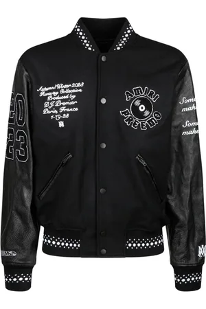 AMIRI Bomber Jackets, male, , Size: XL Varsity Jacket with Applique Logo