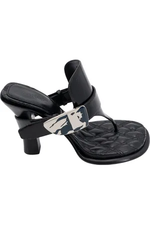Burberry Heeled Mules, female, , Size: 6 US Bay Sandals