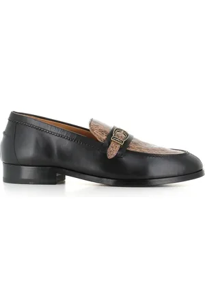 SARTORE Loafers, female, , Size: 7 1/2 US Leather Sandals with Decorative Buckle