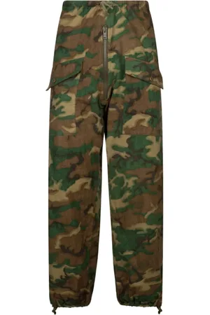 Givenchy Straight Trousers, male, , Size: S Camouflage Cargo Trousers