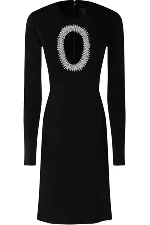 Givenchy Midi Dresses, female, , Size: XS Pearl Crystal Knit Long Dress