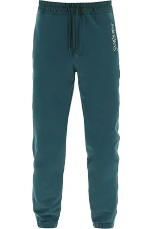 Saint Laurent Sweatpants, male, , Size: XL Logoed Jogger Pants