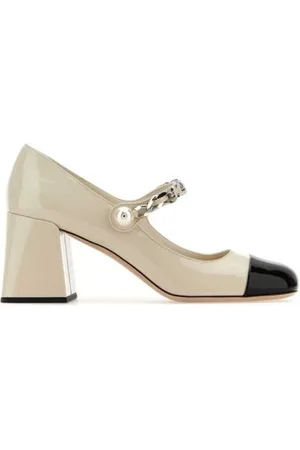 Miu Miu Pumps, female, , Size: 6 US Two-Toned Leather Pumps