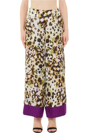 Liu Jo Wide Trousers, female, , Size: M Stylish 100%Pl Fashion Accessory