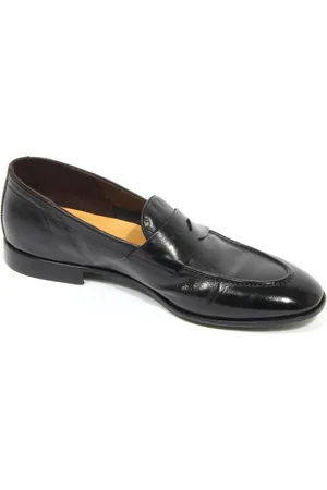 Green george Loafers, male, , Size: 10 1/2 US Vintage Leather Loafer
