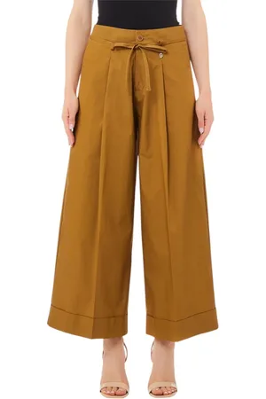Liu Jo Wide Trousers, female, , Size: XS Cotton T-shirt