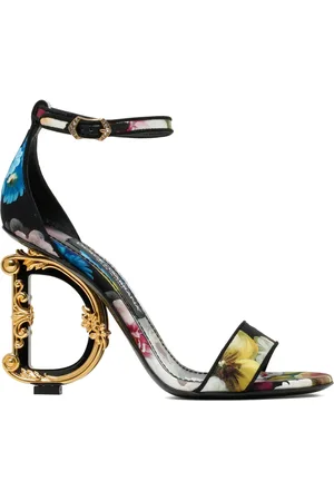 Dolce & Gabbana High Heel Sandals, female, , Size: 8 US Baroque Charmeuse Sandals