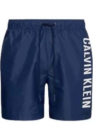 Calvin Klein Beachwear, male, , Size: M Swim Shorts with Logo Print