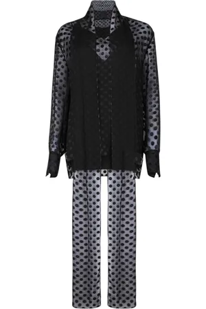 Givenchy Jumpsuits, female, , Size: S Polka Dot Silk Blend Blouse