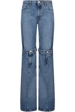 COPERNI Straight Jeans, female, , Size: S Denim Wide Leg Jeans