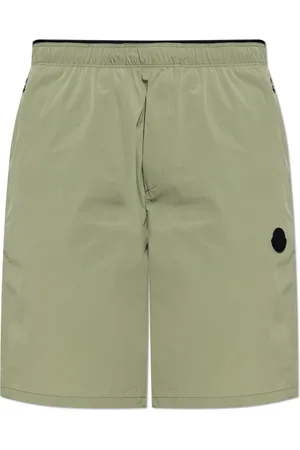 Moncler Casual Shorts, male, , Size: 2XL Shorts with logo patch