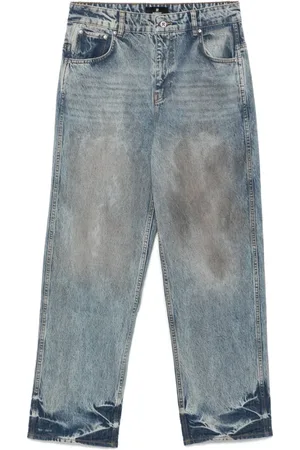 Represent Straight Jeans, male, , Size: W34 Denim Classic Five-Pocket Jeans